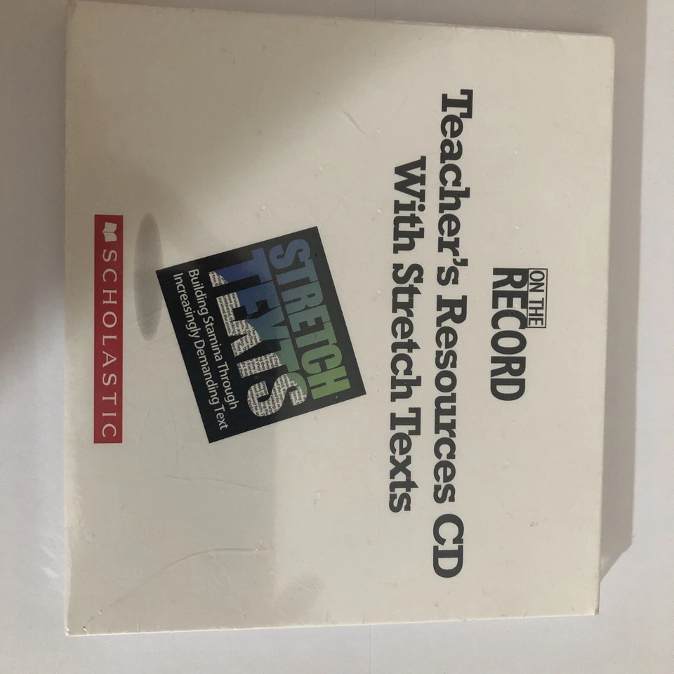 ON THE RECORD~TEACHER'S RESOURCES CD W/STRETCH TEXTS ~ NEW/SEALED - Image 1 of 2