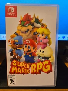 Authentic Nintendo Switch Super Mario RPG CASE & BOX ART ONLY - Picture 1 of 3