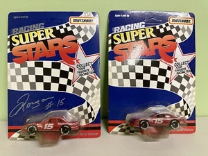 2 Streichholzschachtel weiße Rose Sammlerstücke Nascar Ford Thunderbird "MOTORCRAFT", Autos - Bild 1 von 2