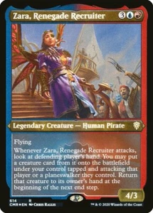 Zara, Renegade Recruiter - Foil Etched Commander Legends LP MTG - Picture 1 of 1