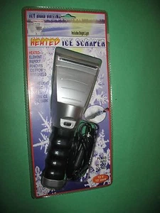 HEATED ICE SCRAPER WITH BRIGHT LIGHT NEW - Picture 1 of 6