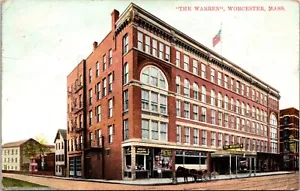 "The Warren", Worcester, Massachusetts, Vintage Postcard - Picture 1 of 2