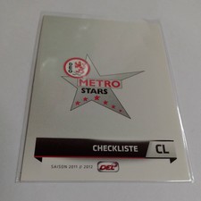2011/12 LED Playercard DEG Metro Stars Checklist