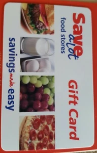NO CASH VALUE Collectible SAVE A LOT Food Grocery Store Gift Card FD #26116 New - Picture 1 of 1