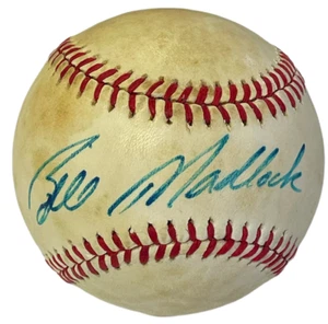 Bill Madlock Autographed Official National League Charles Feeney Baseball (JSA) - Picture 1 of 2