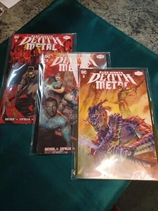 Dark Nights Death Metal Comics #1, 2, & 3 Bundle Deal Including Flexible Vinyl! - Picture 1 of 1