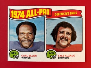 1975 Topps #216 All-Pro Defensive Ends Carl Eller Lyle Alzado NM (J25) - Bild 1 von 2