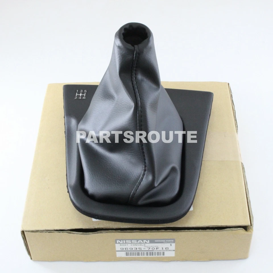 Nissan S14 240SX 1995-1998 OEM Genuino 5 Velocidades Manual Cuero Cambio Bota Patrón Foto 1 de 3