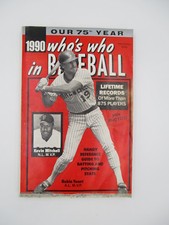 1990 Who's Who in Baseball magazine Robin Yount Kevin Mitchell BREWERS