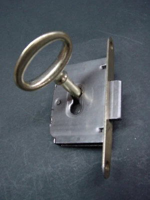 100 Möbel Einsteckschloss 20mm links 11x86mm vintage Schloss mit Schlüssel - Bild 1 von 4