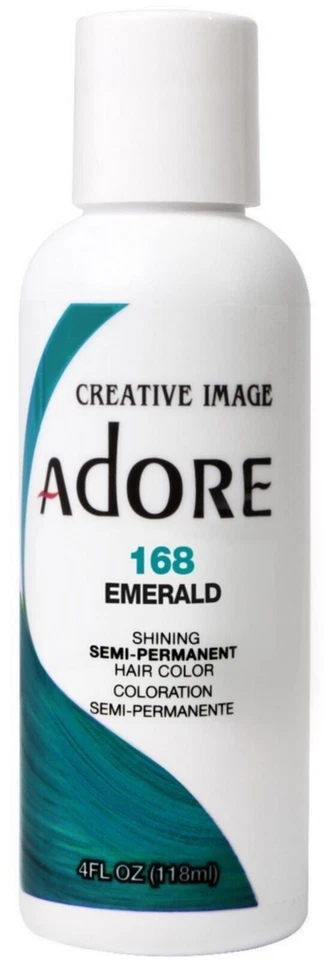 Adore Semi-permanent Haircolor #168 Emerald 4 Ounce 118ml