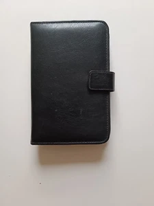 ORGANIZER in schwarz Leder im Postkartenformat - Bild 1 von 3