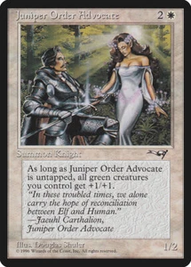 Magic the Gathering (mtg): ALL: Juniper Order Advocate (x 4) - Picture 1 of 1