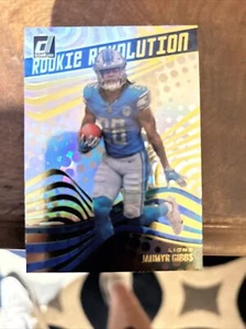 2023 Panini Donruss Jahmyr Gibbs Rookie Revolution #RR-9 Detroit LIONS RC - Picture 1 of 2