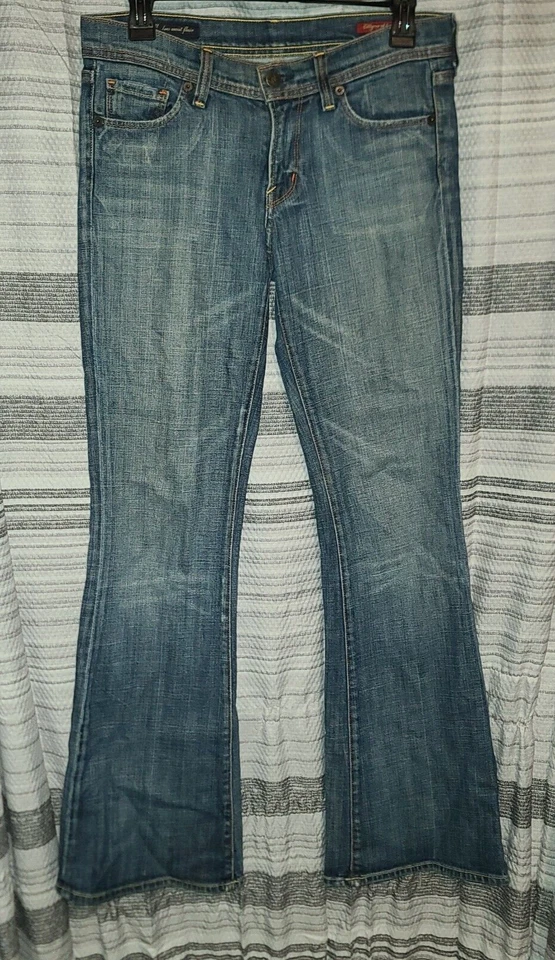 Pantalones de mezclilla vintage Citizens of Humanity Ingrid 002 tiro bajo acampanados Y2K talla 27 Foto 1 de 4