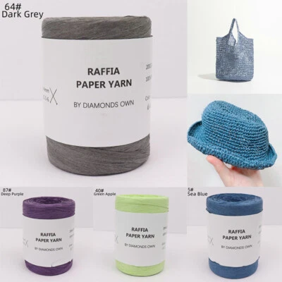 DIY knitting thread Paper Hand 240M Hat/Bag Natural Fiber knitting Crochet - Image 1 of 4