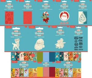 Crafters Companion - Colección Retro Navidad - Troqueles de Metal, Estampillas o Papel - Imagen 1 de 41
