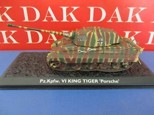 Die cast 1/72 Modellino Carro Armato Tank Pz.Kpfw.VI King Tiger Turret Porsche - Foto 1 di 4