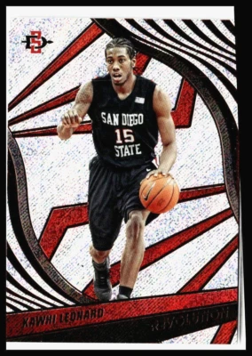 2022 Panini Chronicles Draft Picks #67 Kawhi Leonard Revolution San Diego State - Image 1 of 2