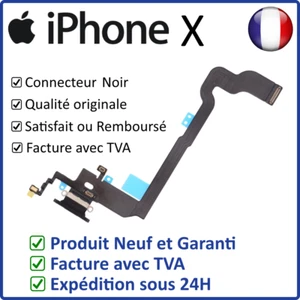 IPHONE X DOCK SCHWARZ - TISCHDECKE DOCK FLEX LADEANSCHLUSS LIGHTNING UND MIKROFON - Bild 1 von 3