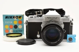 【N.Mint】Nikon Nikomat FT2 Silver / Nikkor Non AI 50mm F1.4 Japón 0417 4688 - Imagen 1 de 13