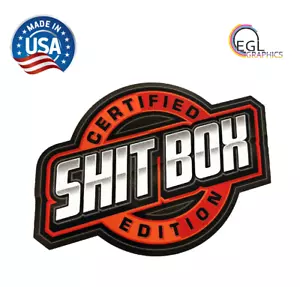 Certified ShitBox Edition Funny Decal Sticker Vinyl Window Car Truck Broken Jdm - Bild 1 von 3