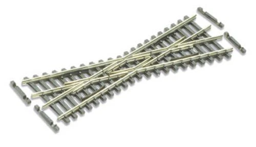 Peco SL-E393F Short Crossing (20 Degree) Electrofrog Code 55 rail N Gauge - Image 1 of 1