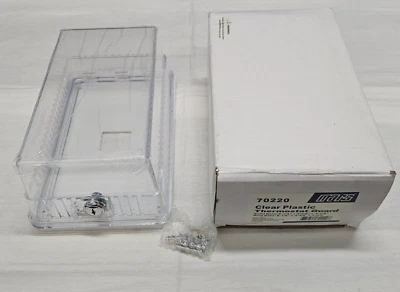 Termostato de pared digital cubierta bloqueable caja de bloqueo carcasa caja de seguridad protector Foto 1 de 4