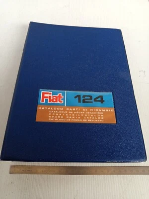 catalogo ricambi solo meccanica originale 1967 Fiat 124 berlina - Immagine 1 di 4
