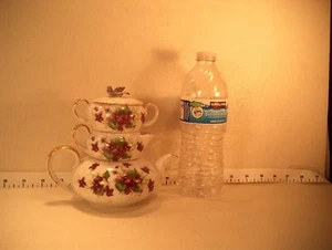 VINTAGE LEFTON CHINA STACKABLE TEA SET - Picture 1 of 10