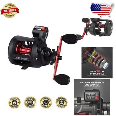 High-Performance ReKon Baitcasting Reel – Line Counter, Anti-Reverse Function - Image 1 of 4