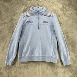 Vineyard Vines Jacket Womens Medium Blue Marthas Vineyard 1/4 Zip Designer - Picture 1 of 15