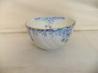 C4 Porcelain Osborne China - Blue Floral Tableware Embossed Gilded Vintage 7E6c