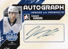 10-11 ITG Heroes and Prospects Nazem Kadri Autograph Marlies Avalanche