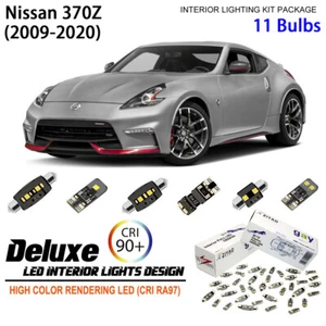 LED Interior Light Kit for Nissan 370z 2009-2020 White LED Light Bulbs Upgrade - Picture 1 of 8