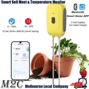Plant Grow Smart Bluetooth Temperature Moist Smart Soil Meter Mobile Phone APP - Picture 1 of 7