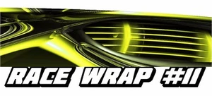 RACE CAR GRAPHICS #11, Half Wrap Vinyl Decal IMCA Late Model Dirt Trailer Truck - Bild 1 von 3