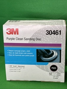 3M ( 30461 ) Purple Clean Sanding Hookit™ Disc, 5 in, P600, Pack Of 50 discs - Picture 1 of 13