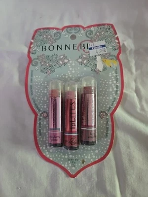 Bonne Bell Lip Lites Trío Dulce Azúcar Baya Batido Fresa Gelato Y2K Nuevo de Lote Antiguo Foto 1 de 4
