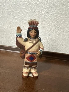 Jim Shore 4027806 Mini Native American Fall / Thanksgiving 4” Figurine - Picture 1 of 4