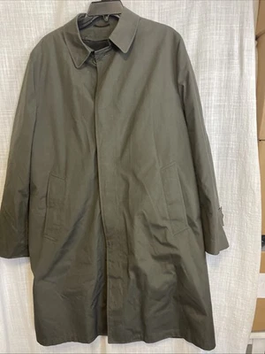 Gabardina Penney’s Towncraft Plus Penn-Prest 1960 gris oscuro forrada a cuadros talla 38 Foto 1 de 4