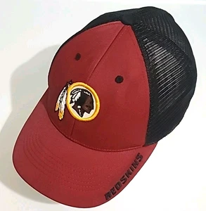 Gorra de fútbol americano Washington Redskins vintage logotipo antiguo talla única ajuste elástico NFL - Imagen 1 de 10