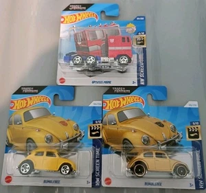 Hot Wheels Transformers Optimus Prime & Bumblebee Bundle - Picture 1 of 8