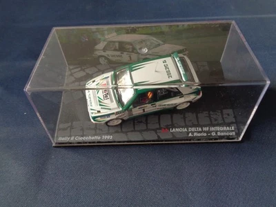 MODELLINO SCALA 1/43 LANCIA DELTA HF INTEGRALE RALLY IL CIOCCHETTO 1993 FIORIO - Immagine 1 di 2