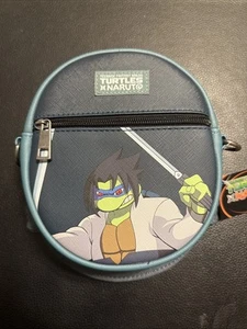 Teenage Mutant Ninja Turtles x Naruto Leonardo × Sasuke Bag 7.5"x7" - Picture 1 of 4