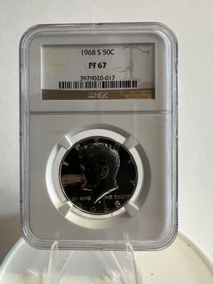 1968-S Silver Proof Kennedy Half Dollar NGC PF67 - Image 1 of 2