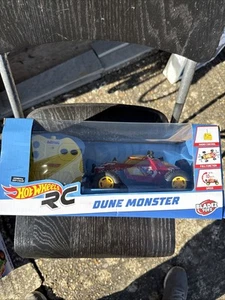 Hot Wheels RC Dune Monster Car Buggy RED Radio Control Stunt Truck Terrain Storm - Picture 1 of 4
