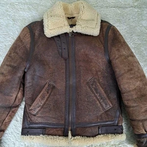 Schott Mouton Flight Jacket Bomber B-3 Flight Jacket 36 - Picture 1 of 13