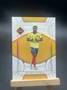 2022 National Treasures World Cup DUVAN ZAPATA #28 Gold /10 Colombia - Picture 1 of 2