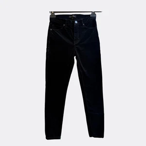 Banana republic Black Velvet pants Womens 25 Skinny Ankle Holiday - Picture 1 of 5